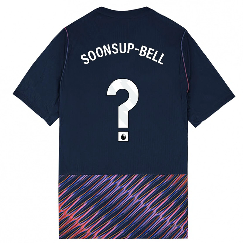 Danxen Mulher Camisola Jude Soonsup-Bell #0 Azul Real Branco Alternativa 2026/27 Camisa