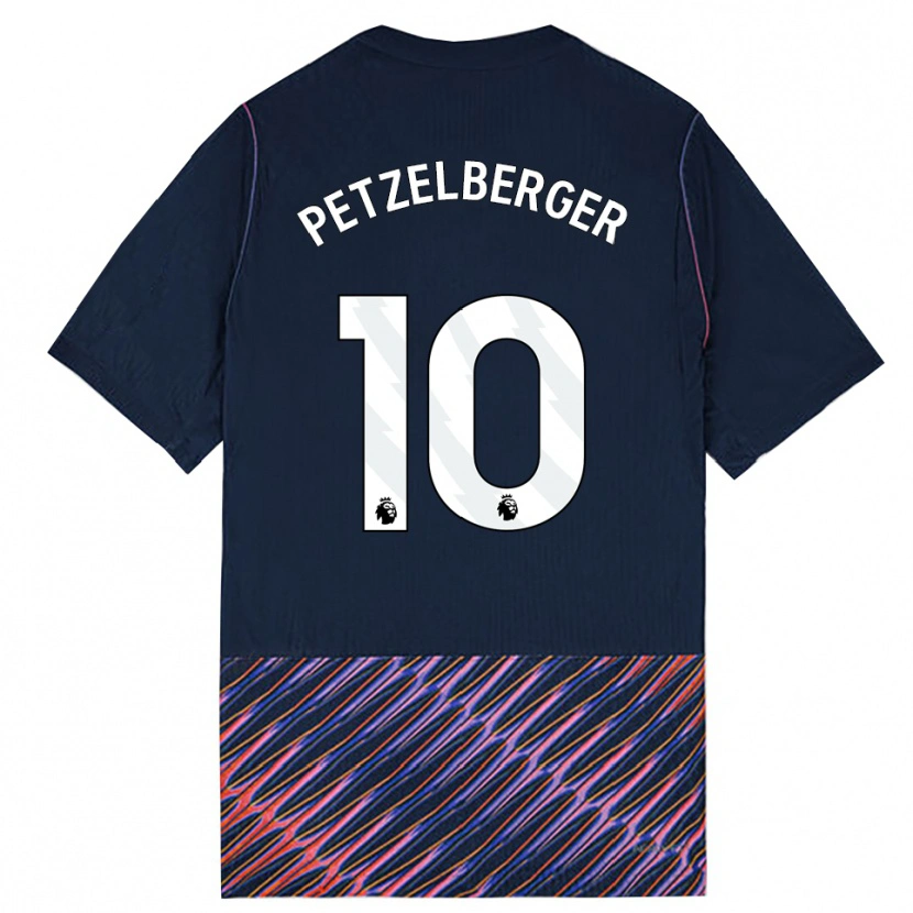 Danxen Mulher Camisola Ramona Petzelberger #10 Azul Real Branco Alternativa 2026/27 Camisa