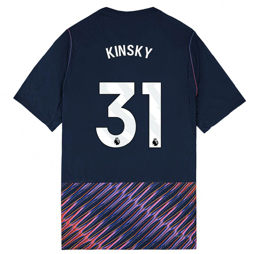 Danxen Mulher Camisola Antonín Kinský #31 Azul Real Branco Alternativa 2026/27 Camisa