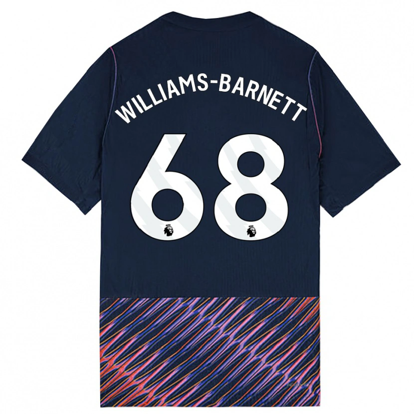 Danxen Mulher Camisola Luca Williams-Barnett #68 Azul Real Branco Alternativa 2026/27 Camisa