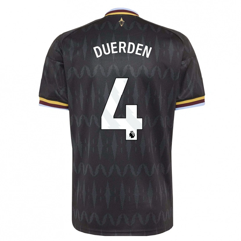 Danxen Mulher Camisola Archie Duerden #4 Cornflowerblue Preto Amarelo Alternativa 2026/27 Camisa