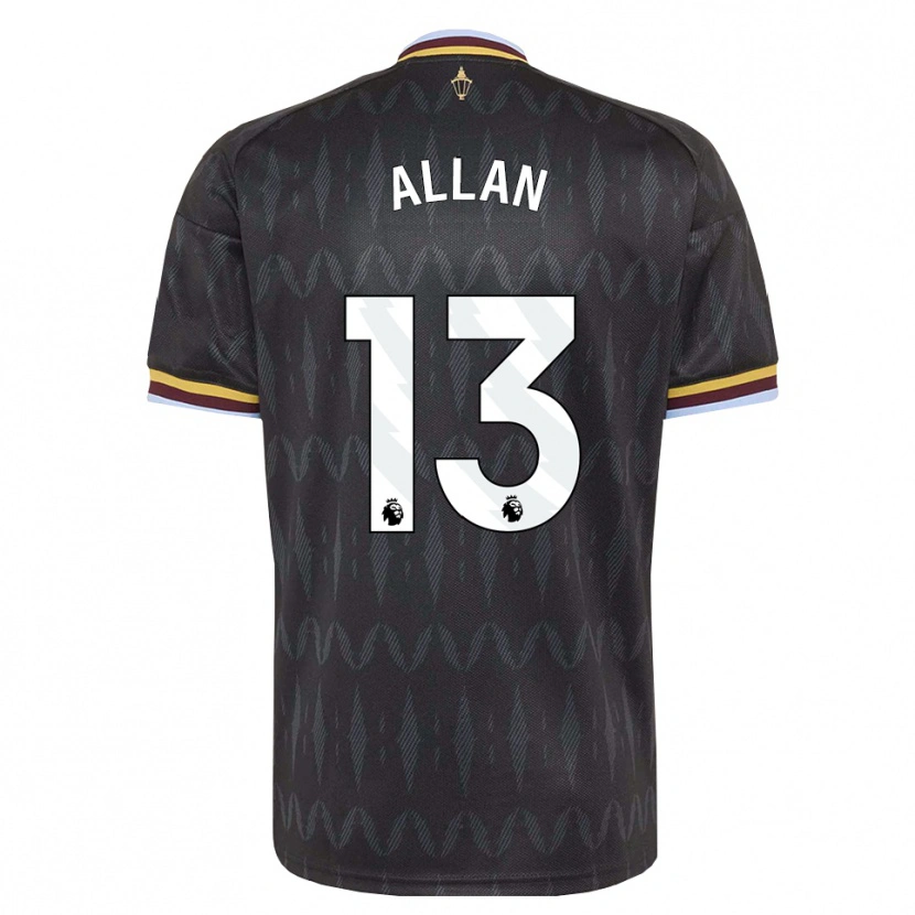 Danxen Mulher Camisola Jack Allan #13 Cornflowerblue Preto Amarelo Alternativa 2026/27 Camisa