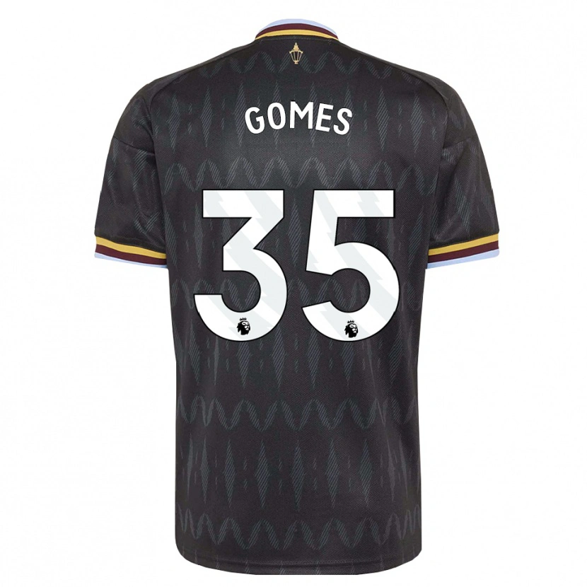 Danxen Mulher Camisola João Gomes #35 Cornflowerblue Preto Amarelo Alternativa 2026/27 Camisa
