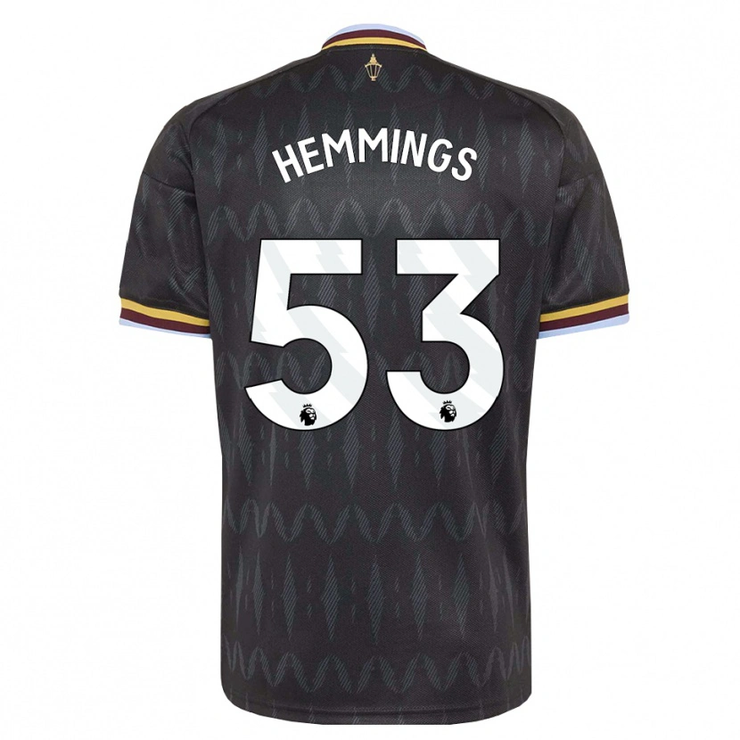 Danxen Mulher Camisola George Hemmings #53 Cornflowerblue Preto Amarelo Alternativa 2026/27 Camisa