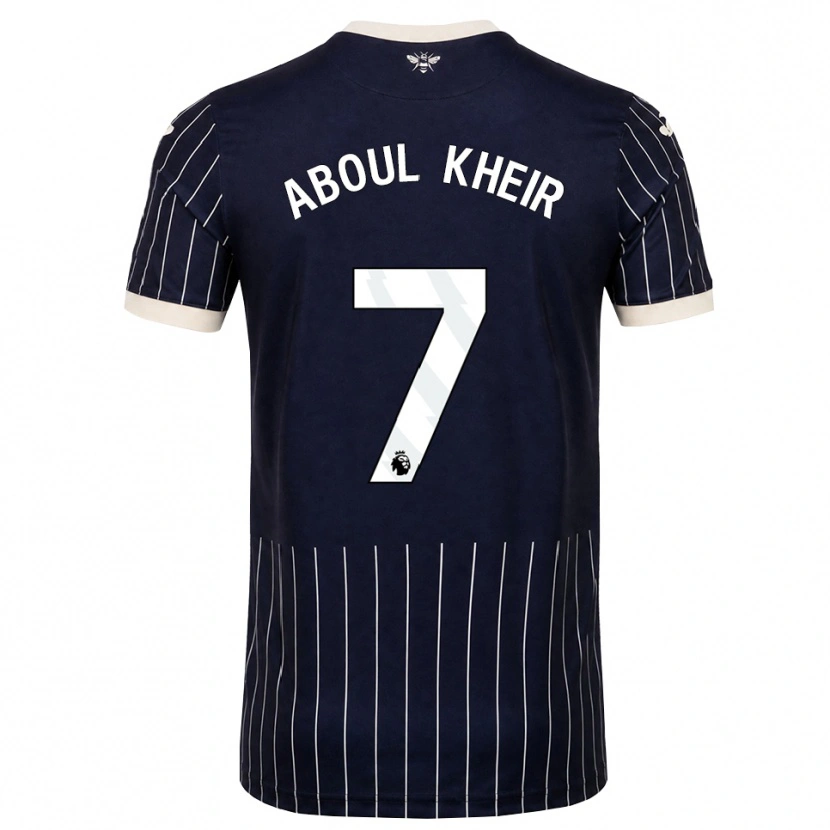 Danxen Mulher Camisola Nour Aboul Kheir #7 Preto Branco Alternativa 2026/27 Camisa