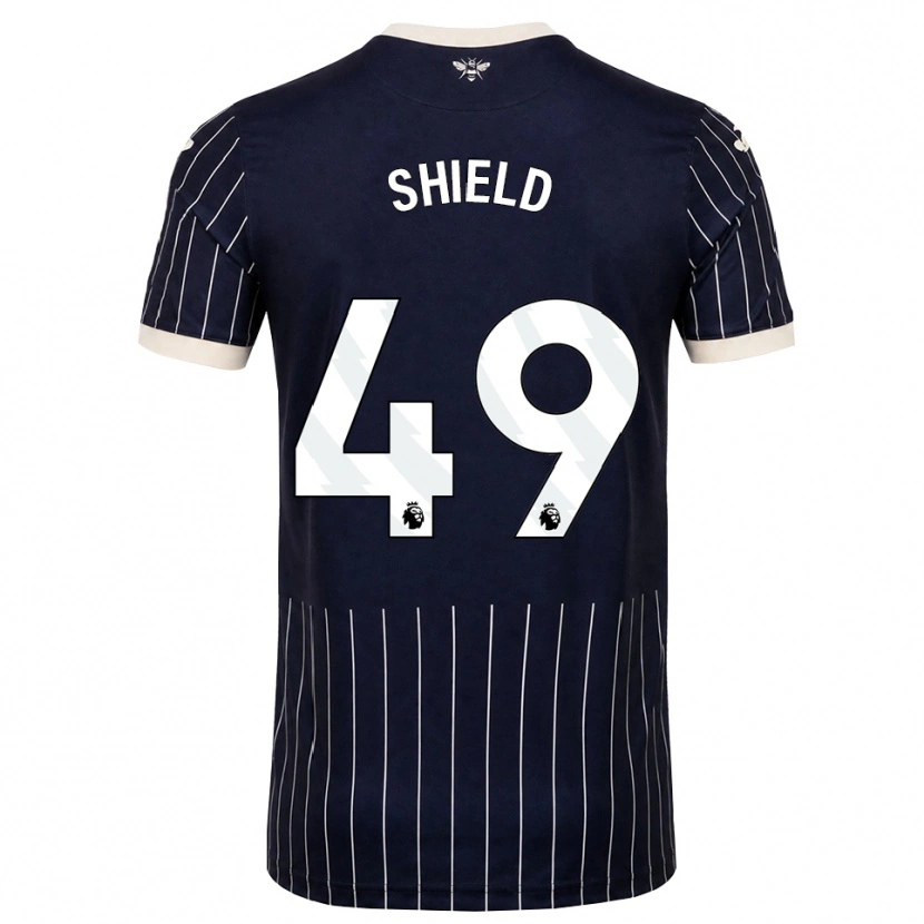 Danxen Mulher Camisola Ollie Shield #49 Preto Branco Alternativa 2026/27 Camisa