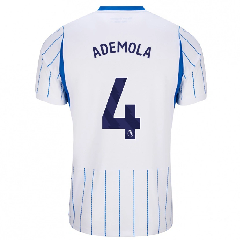 Danxen Mulher Camisola Sebastian Ademola #4 Dodgerblue Branco Alternativa 2026/27 Camisa