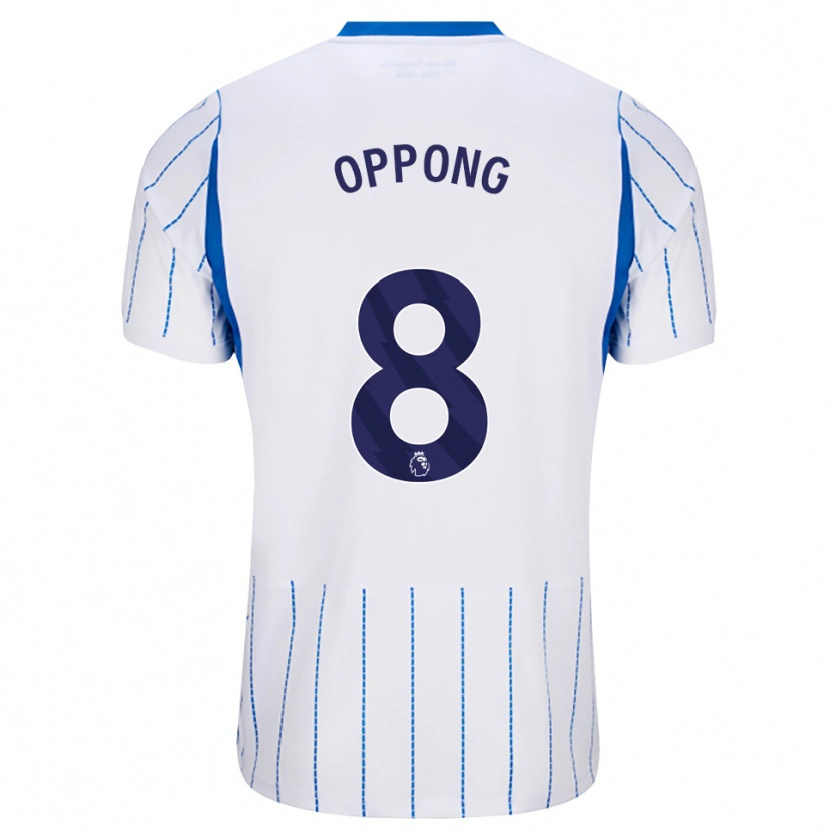 Danxen Mulher Camisola Raffaele Oppong #8 Dodgerblue Branco Alternativa 2026/27 Camisa