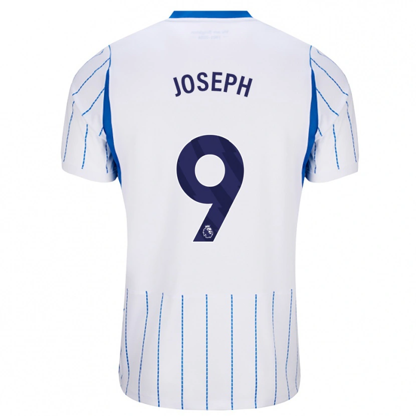 Danxen Mulher Camisola Valentin Joseph #9 Dodgerblue Branco Alternativa 2026/27 Camisa