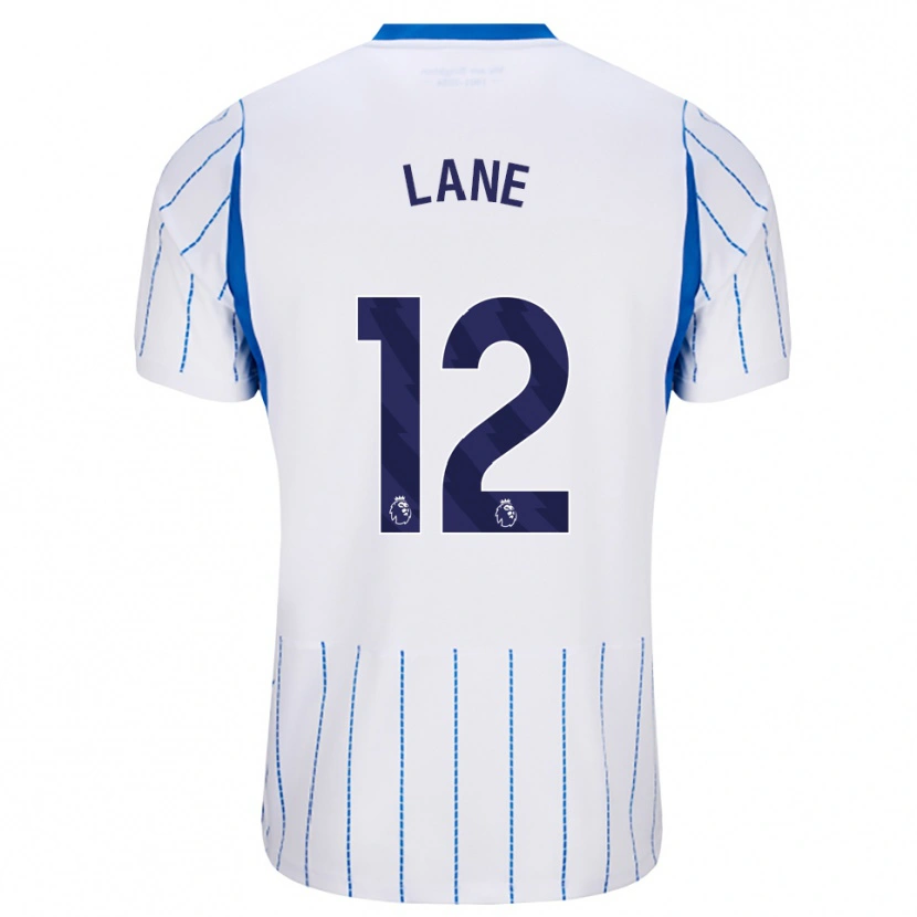 Danxen Mulher Camisola Darius Lane #12 Dodgerblue Branco Alternativa 2026/27 Camisa