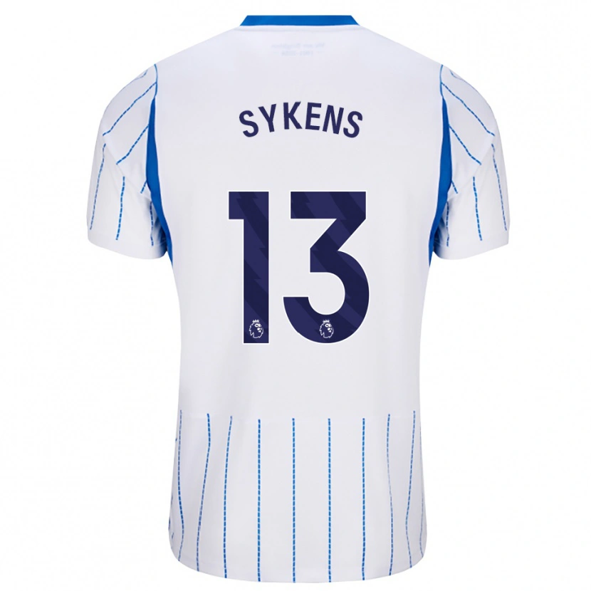 Danxen Mulher Camisola Rory Sykens #13 Dodgerblue Branco Alternativa 2026/27 Camisa