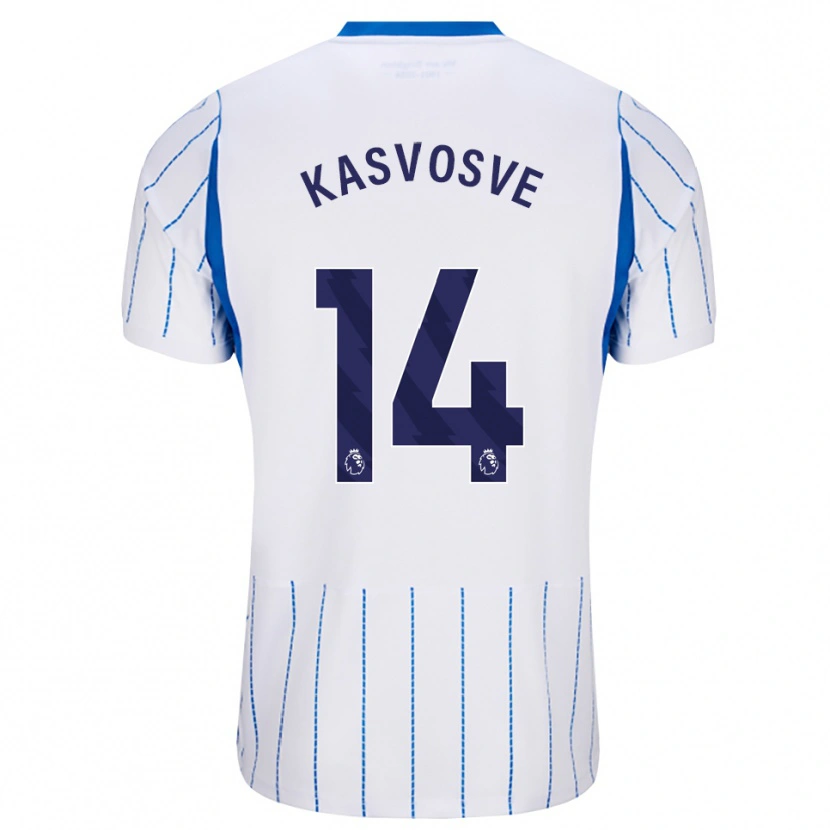 Danxen Mulher Camisola Henry Kasvosve #14 Dodgerblue Branco Alternativa 2026/27 Camisa
