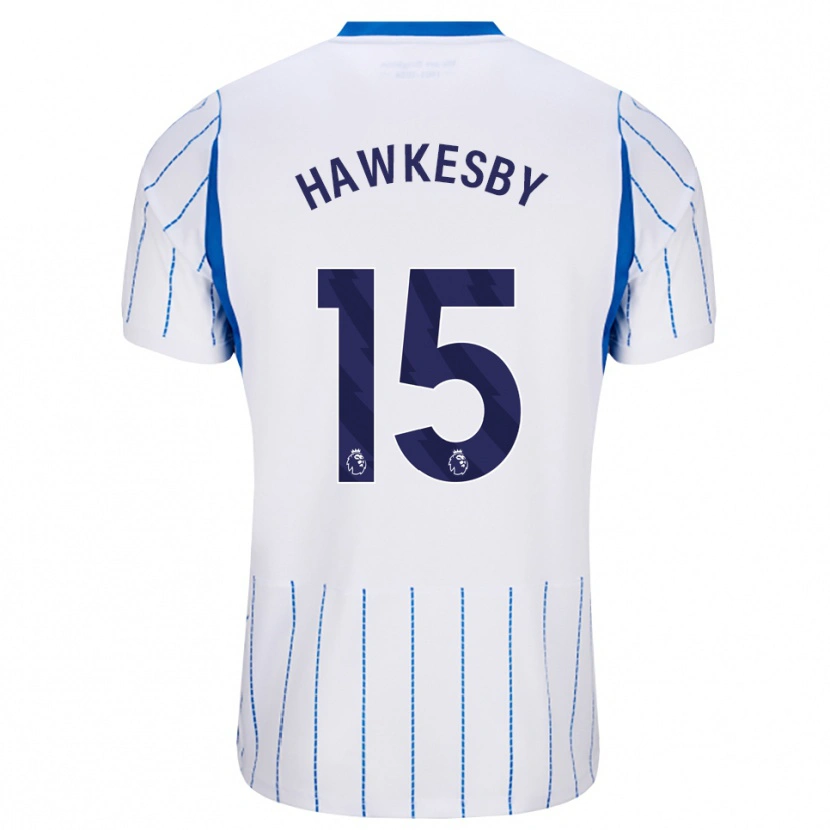 Danxen Mulher Camisola Mackenzie Hawkesby #15 Dodgerblue Branco Alternativa 2026/27 Camisa