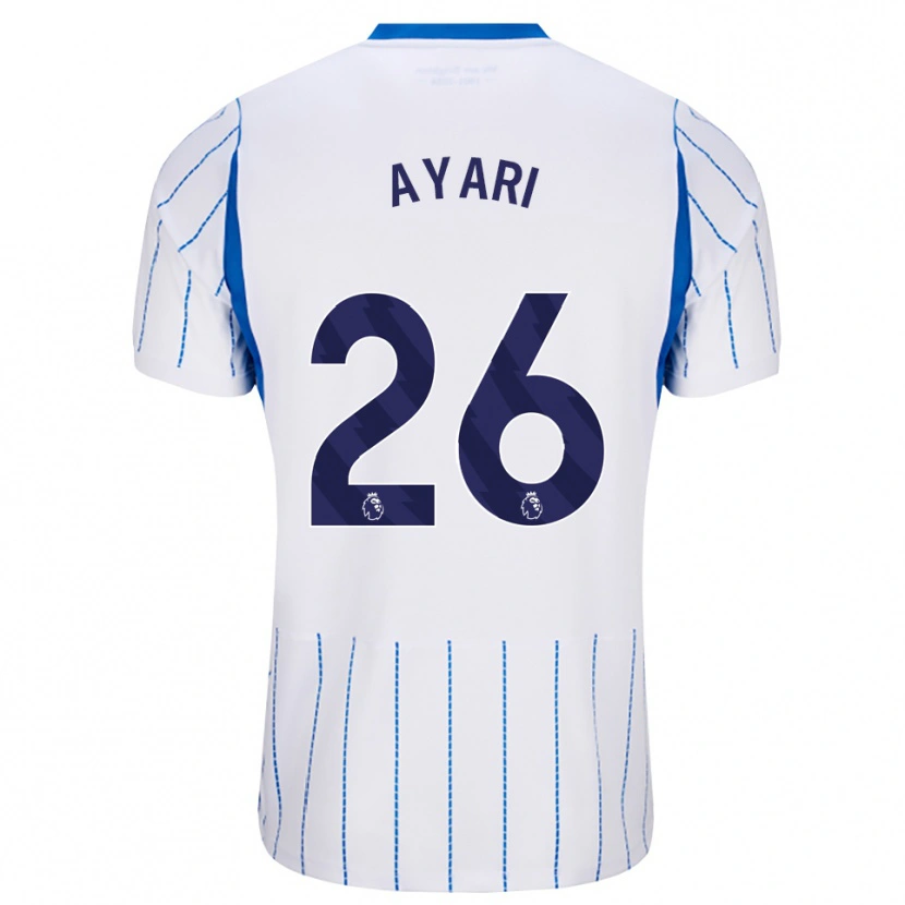 Danxen Mulher Camisola Yasin Ayari #26 Dodgerblue Branco Alternativa 2026/27 Camisa