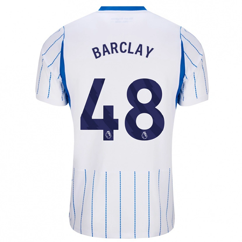Danxen Mulher Camisola Ben Barclay #48 Dodgerblue Branco Alternativa 2026/27 Camisa