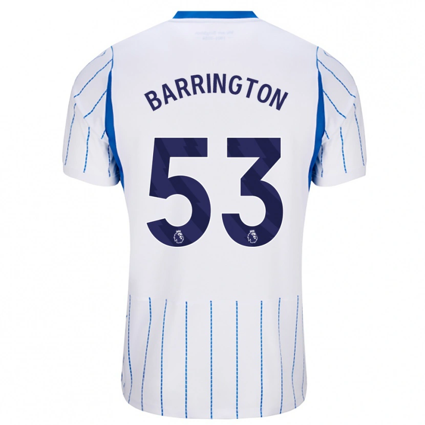 Danxen Mulher Camisola Luca Barrington #53 Dodgerblue Branco Alternativa 2026/27 Camisa