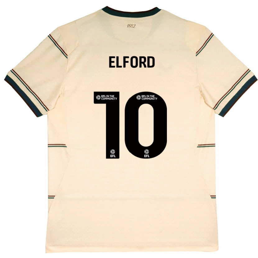 Danxen Mulher Camisola Laura Elford #10 Beige Borgonha Alternativa 2026/27 Camisa