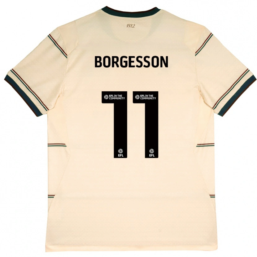 Danxen Mulher Camisola Blayz Borgesson #11 Beige Borgonha Alternativa 2026/27 Camisa