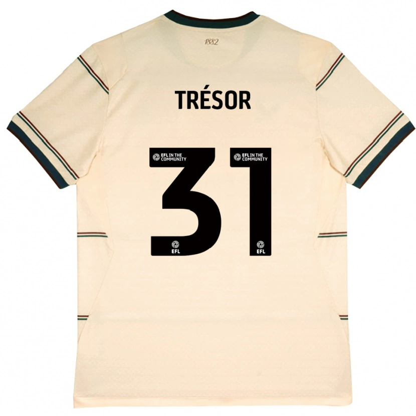 Danxen Mulher Camisola Mike Tresor #31 Beige Borgonha Alternativa 2026/27 Camisa
