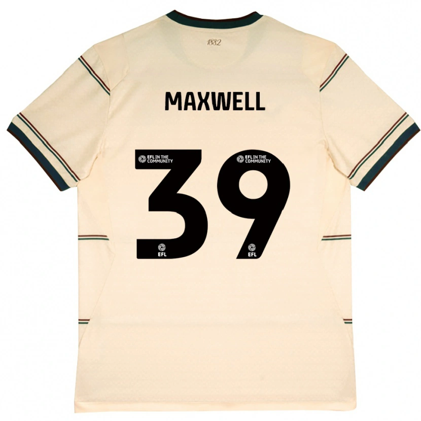 Danxen Mulher Camisola Danielle Maxwell #39 Beige Borgonha Alternativa 2026/27 Camisa