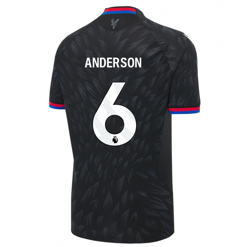 Danxen Mulher Camisola Raihaan Anderson #6 Preto Azul Vermelho Alternativa 2026/27 Camisa