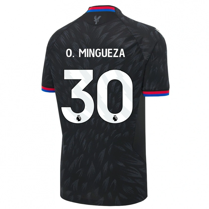 Danxen Mulher Camisola Óscar Mingueza #30 Preto Azul Vermelho Alternativa 2026/27 Camisa