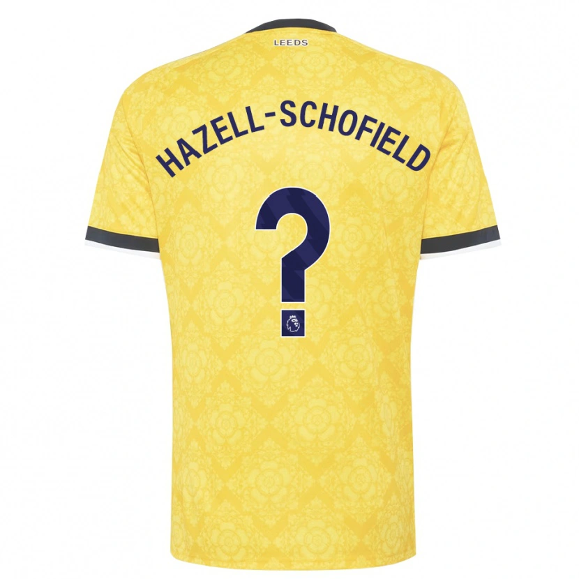 Danxen Mulher Camisola Marley Hazell-Schofield #0 Amarelo Branco Preto Alternativa 2026/27 Camisa