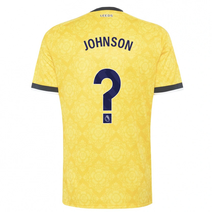 Danxen Mulher Camisola Oluwatobi Johnson #0 Amarelo Branco Preto Alternativa 2026/27 Camisa