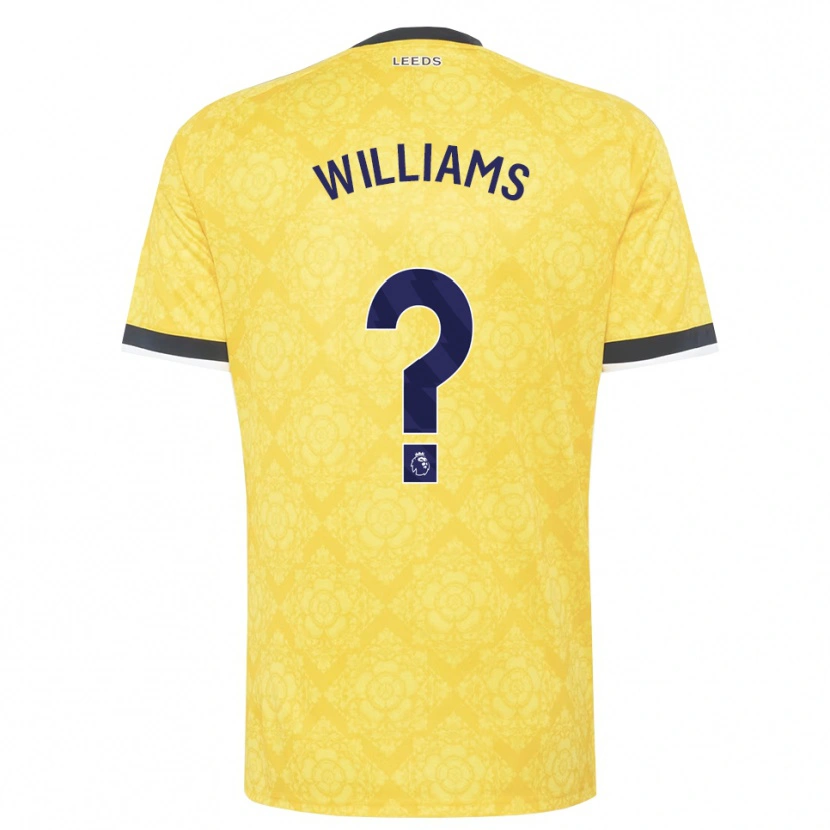 Danxen Mulher Camisola Paige Williams #0 Amarelo Branco Preto Alternativa 2026/27 Camisa