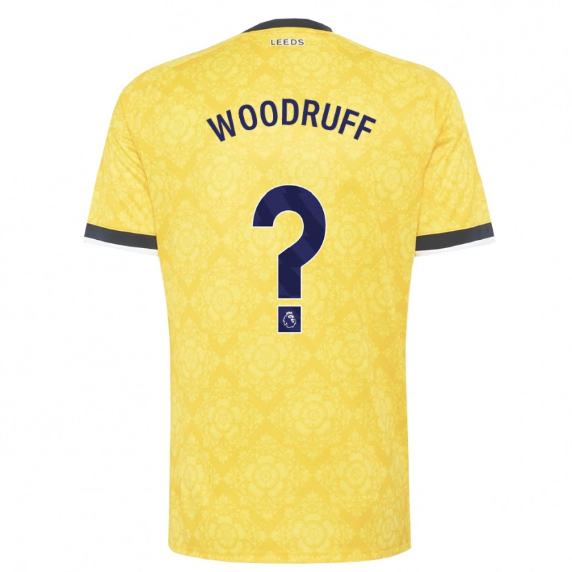 Danxen Mulher Camisola Amy Woodruff #0 Amarelo Branco Preto Alternativa 2026/27 Camisa