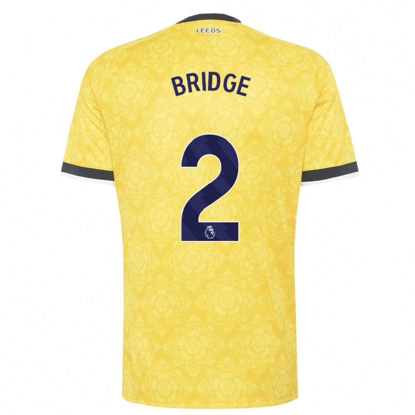Danxen Mulher Camisola Isaac Bridge #2 Amarelo Branco Preto Alternativa 2026/27 Camisa