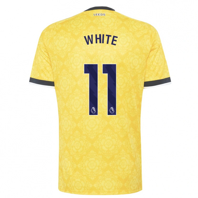 Danxen Mulher Camisola Logan White #11 Amarelo Branco Preto Alternativa 2026/27 Camisa