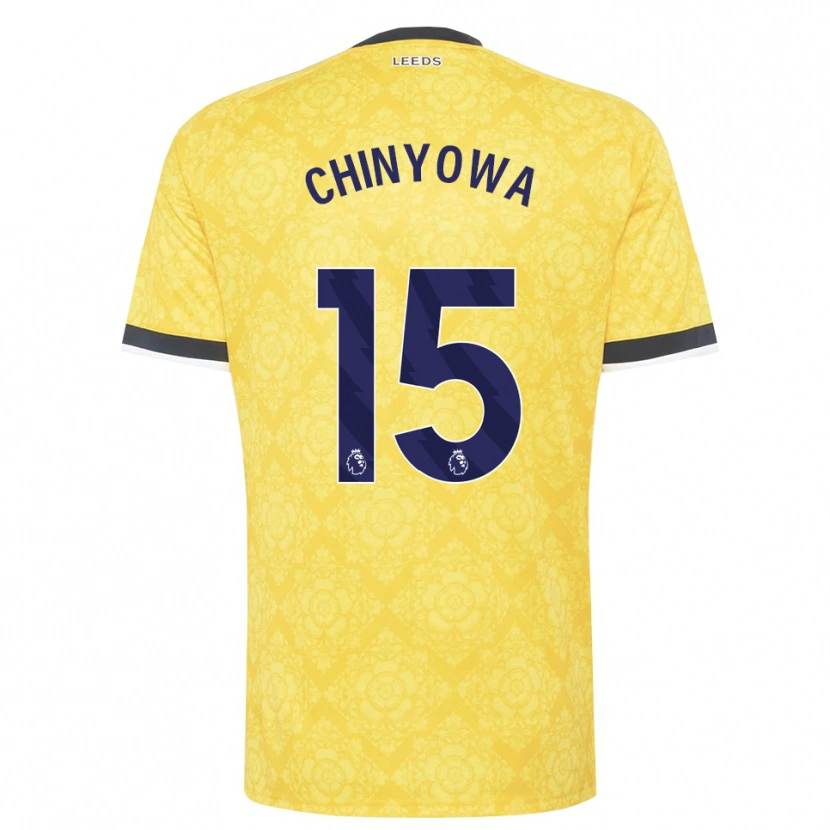 Danxen Mulher Camisola Taku Chinyowa #15 Amarelo Branco Preto Alternativa 2026/27 Camisa