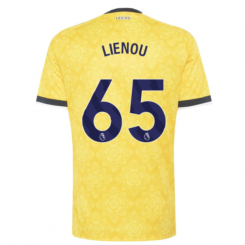 Danxen Mulher Camisola Jayden Lienou #65 Amarelo Branco Preto Alternativa 2026/27 Camisa