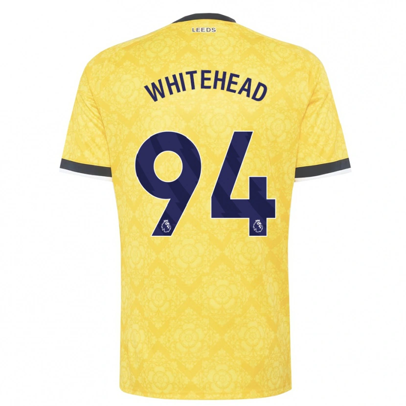 Danxen Mulher Camisola Loui Whitehead #94 Amarelo Branco Preto Alternativa 2026/27 Camisa