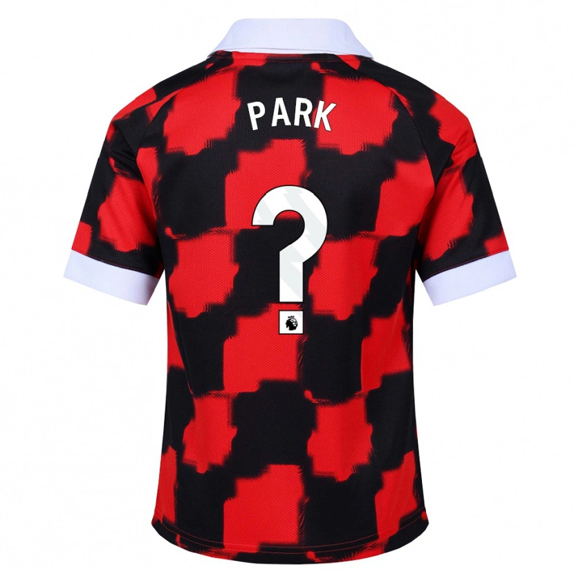 Danxen Mulher Camisola Damon Park #0 Vermelho Branco Preto Alternativa 2026/27 Camisa