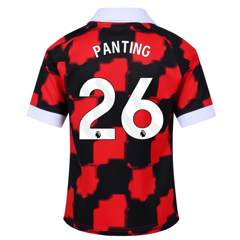 Danxen Mulher Camisola Rachel Panting #26 Vermelho Branco Preto Alternativa 2026/27 Camisa