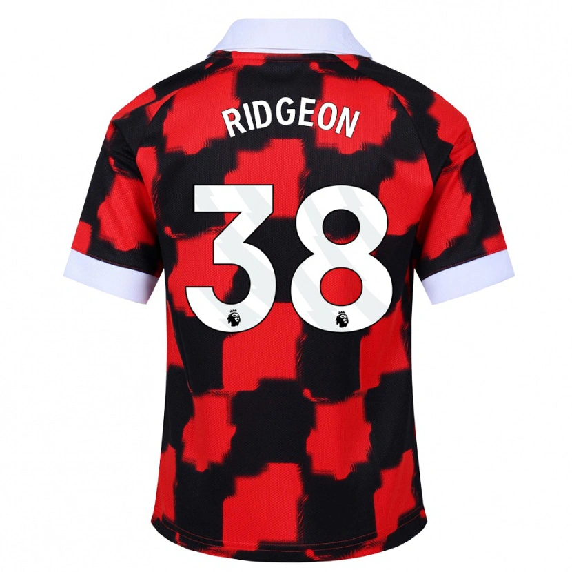 Danxen Mulher Camisola Seth Ridgeon #38 Vermelho Branco Preto Alternativa 2026/27 Camisa