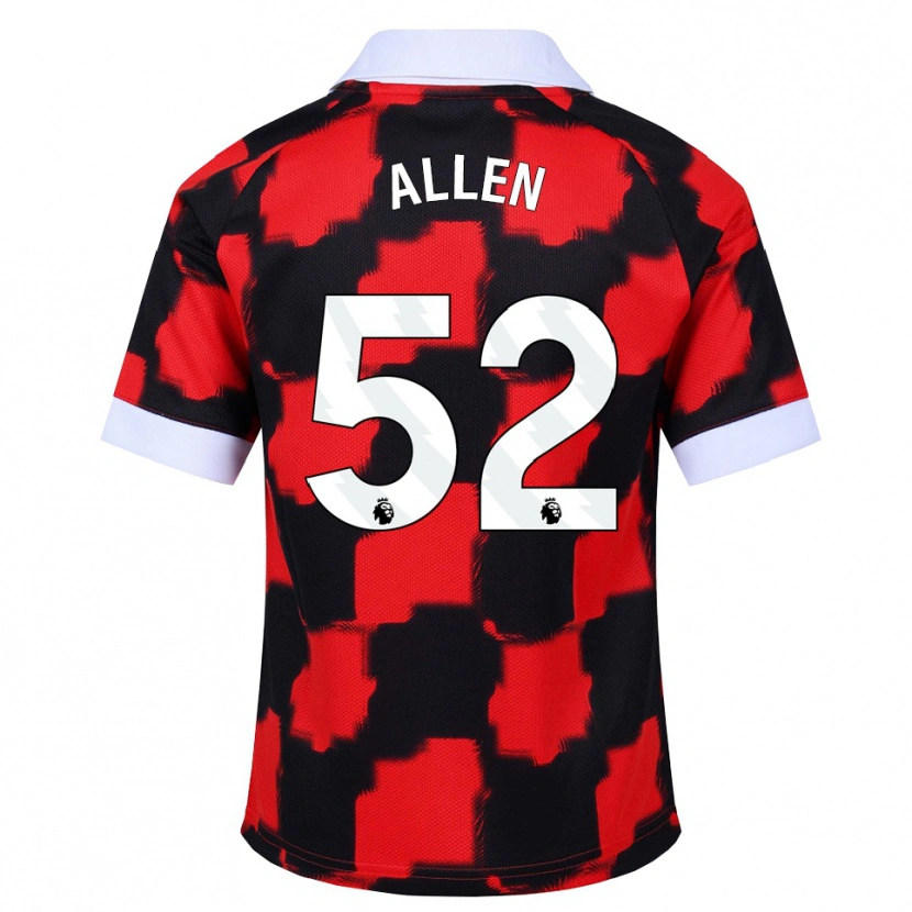 Danxen Mulher Camisola Michael Allen #52 Vermelho Branco Preto Alternativa 2026/27 Camisa