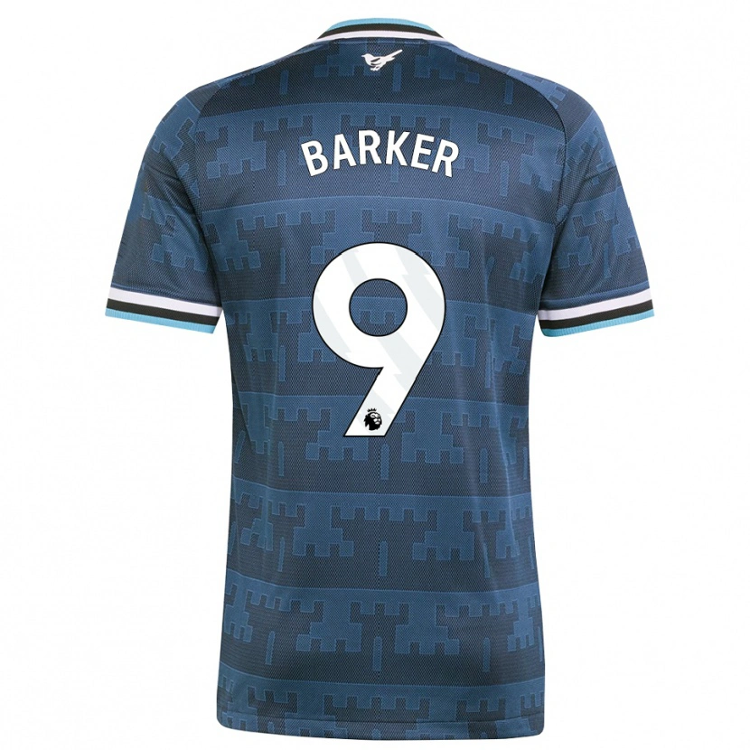 Danxen Mulher Camisola Katie Barker #9 Amarelo Preto Azul Alternativa 2026/27 Camisa