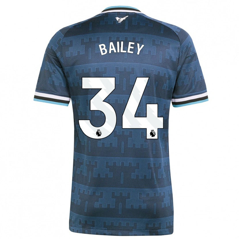 Danxen Mulher Camisola Scott Bailey #34 Amarelo Preto Azul Alternativa 2026/27 Camisa