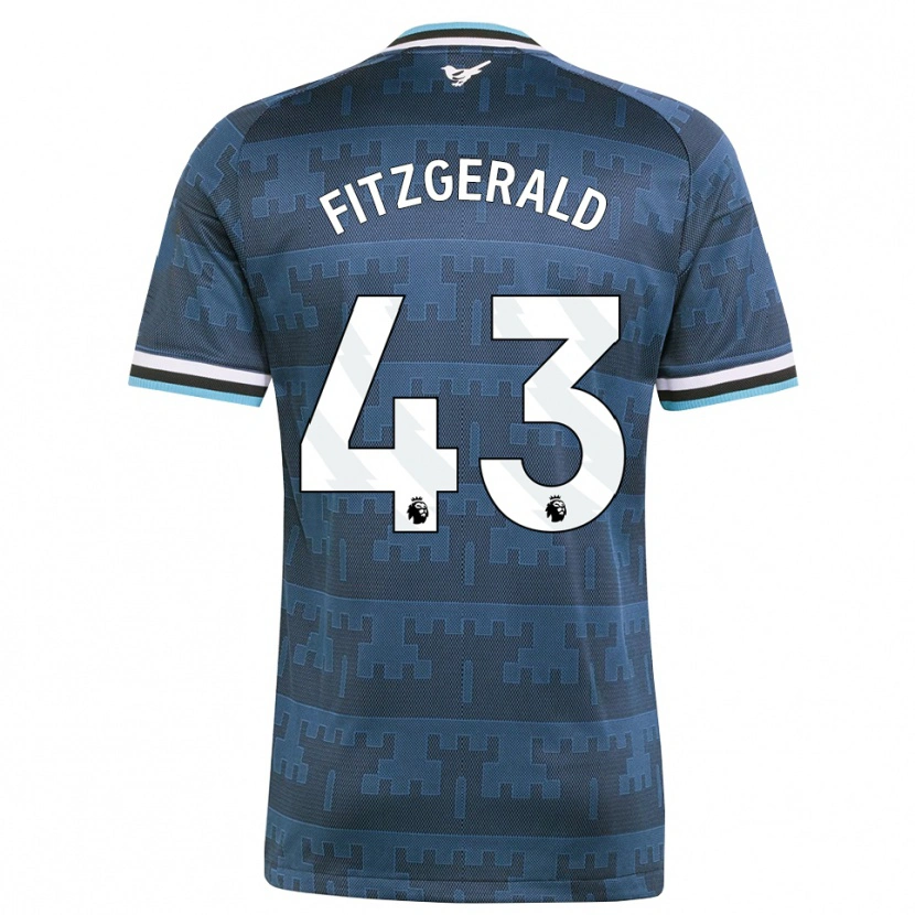 Danxen Mulher Camisola Kyle Fitzgerald #43 Amarelo Preto Azul Alternativa 2026/27 Camisa