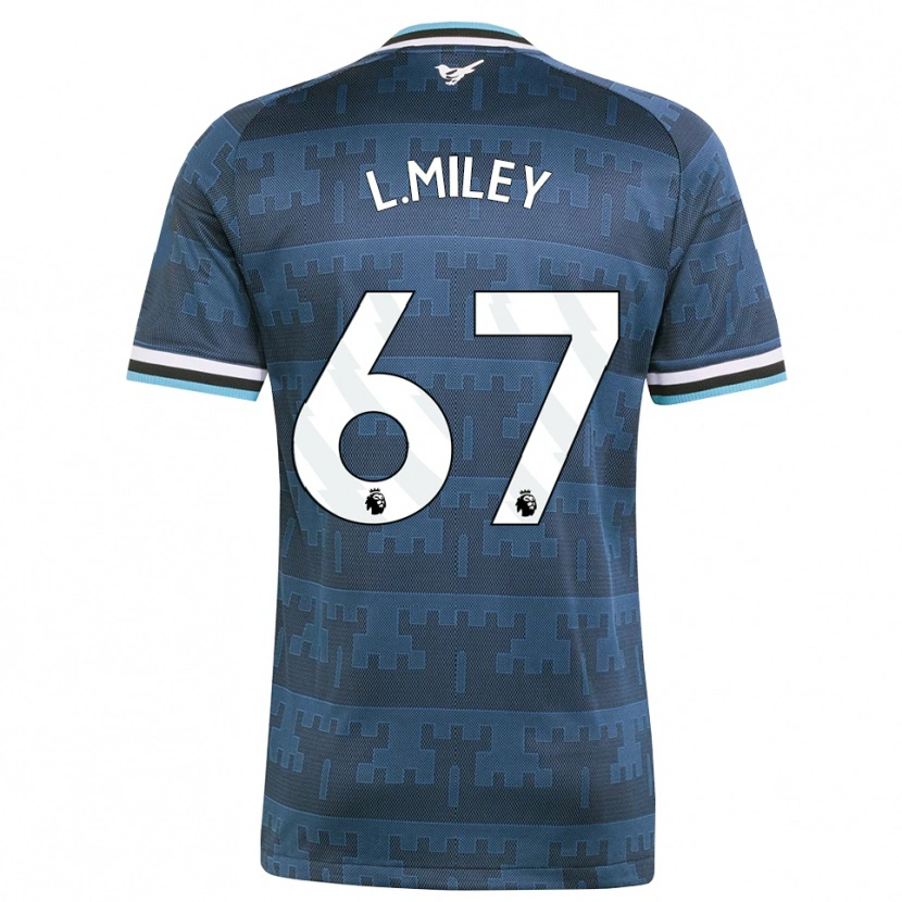 Danxen Mulher Camisola Lewis Miley #67 Amarelo Preto Azul Alternativa 2026/27 Camisa
