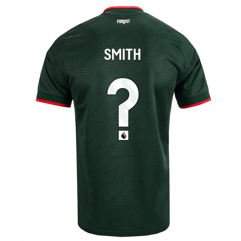 Danxen Mulher Camisola Kirsty Smith #0 Verde Escuro Vermelho Alternativa 2026/27 Camisa