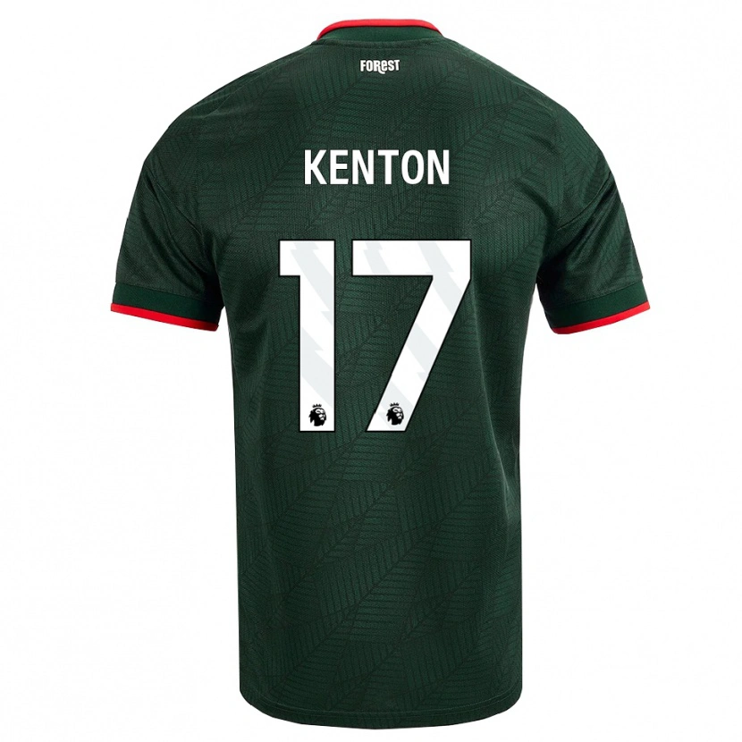 Danxen Mulher Camisola Kamai Kenton #17 Verde Escuro Vermelho Alternativa 2026/27 Camisa