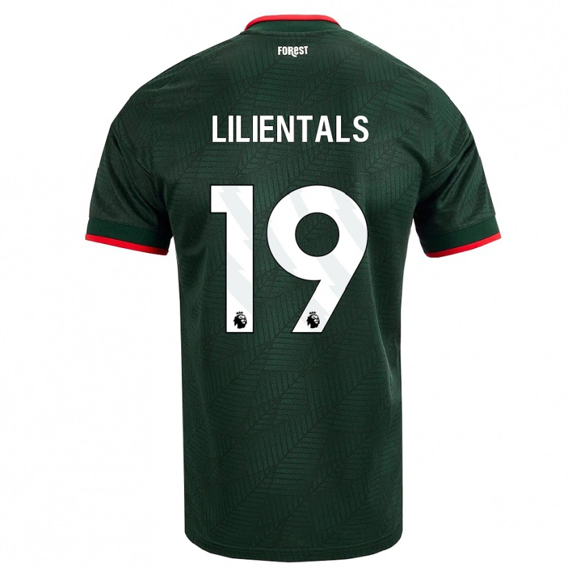 Danxen Mulher Camisola Matiss Lilientals #19 Verde Escuro Vermelho Alternativa 2026/27 Camisa