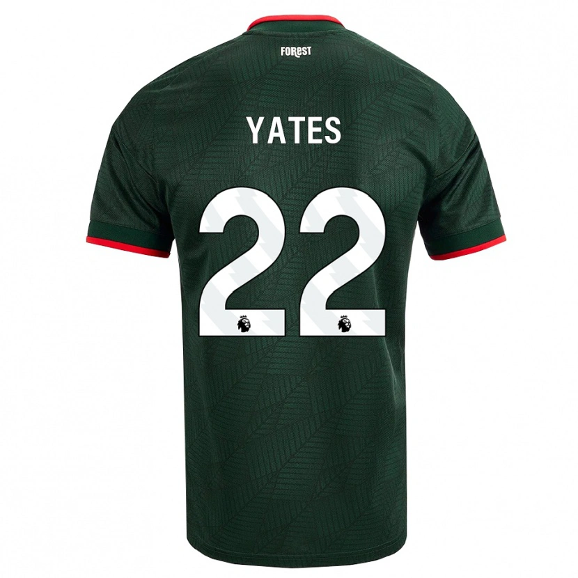 Danxen Mulher Camisola Ryan Yates #22 Verde Escuro Vermelho Alternativa 2026/27 Camisa