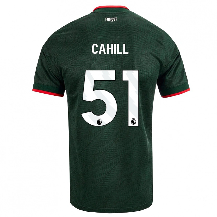 Danxen Mulher Camisola Shae Cahill #51 Verde Escuro Vermelho Alternativa 2026/27 Camisa