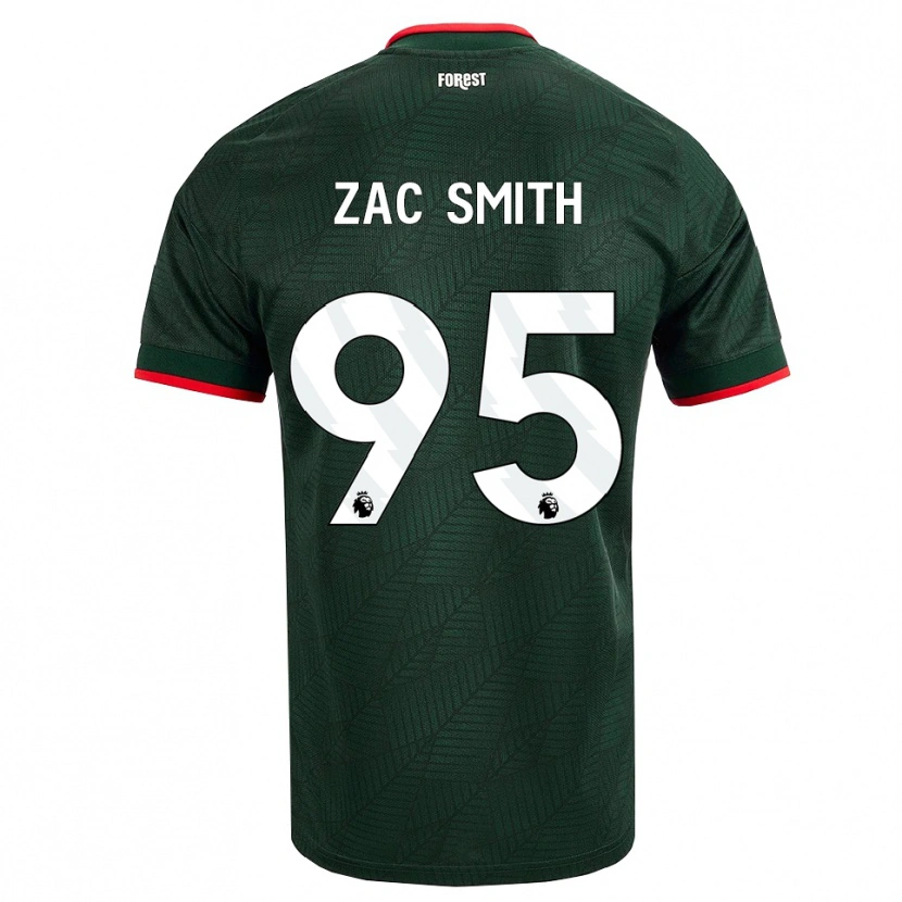 Danxen Mulher Camisola Zac Smith #95 Verde Escuro Vermelho Alternativa 2026/27 Camisa