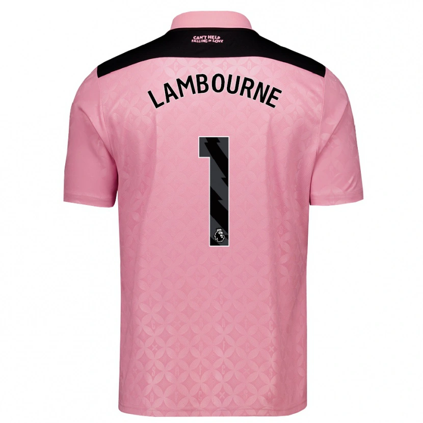 Danxen Mulher Camisola Demi Lambourne #1 Lightpink Preto Alternativa 2026/27 Camisa